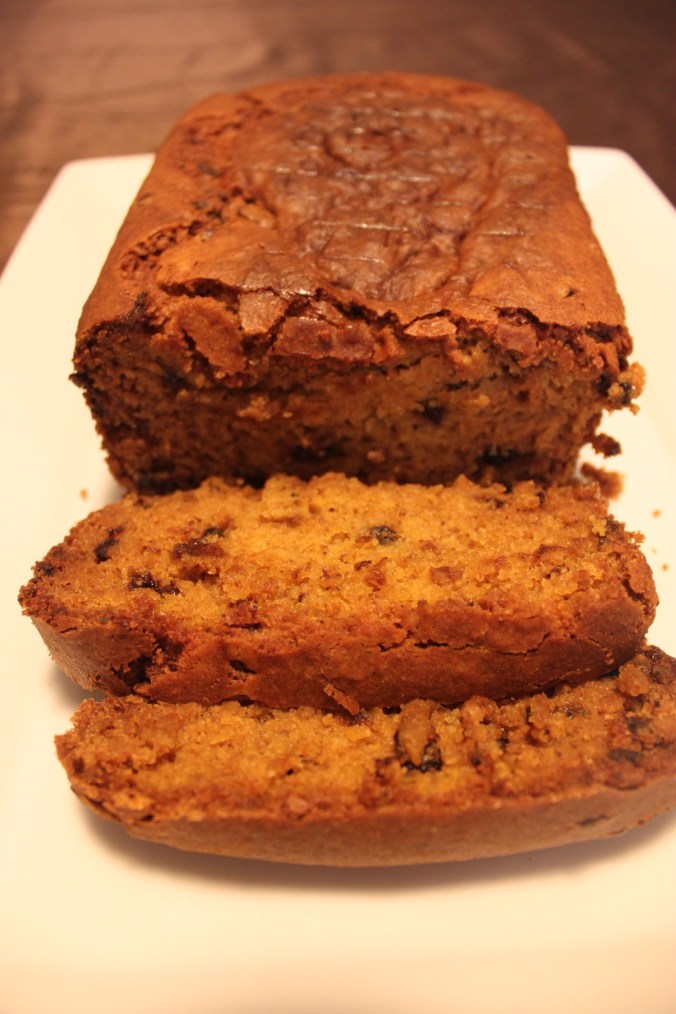 Pumpkin Chocolate Chip Bread