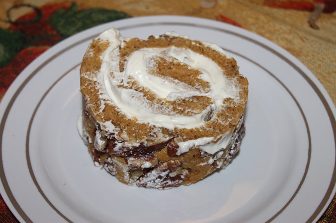 Gluten Free Pumpkin Roll Cake | Small Town Living in Nevada