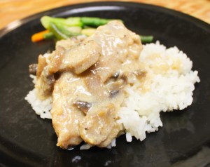 Turkey Tenderloins in a sweetened sage mushroom sauce