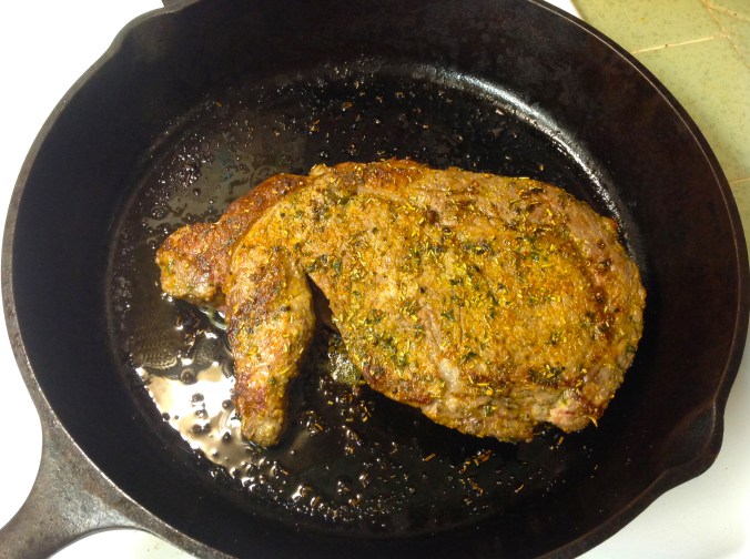 Pan-Seared Rib-Eye | Small Town Living in Nevada