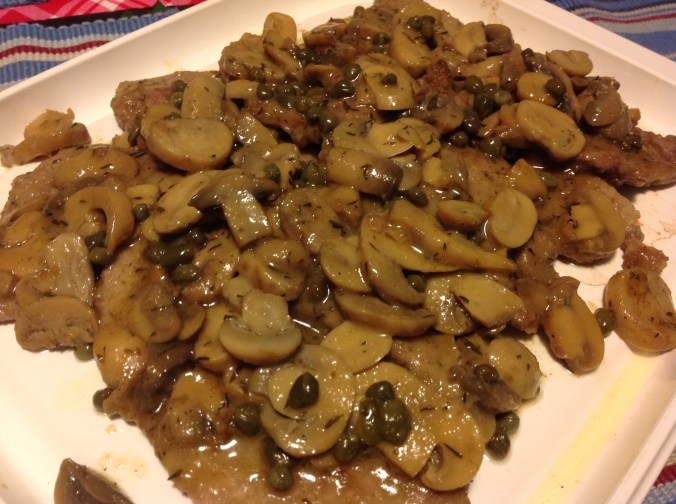 Veal with Mushrooms and Capers | Small Town Living in Nevada