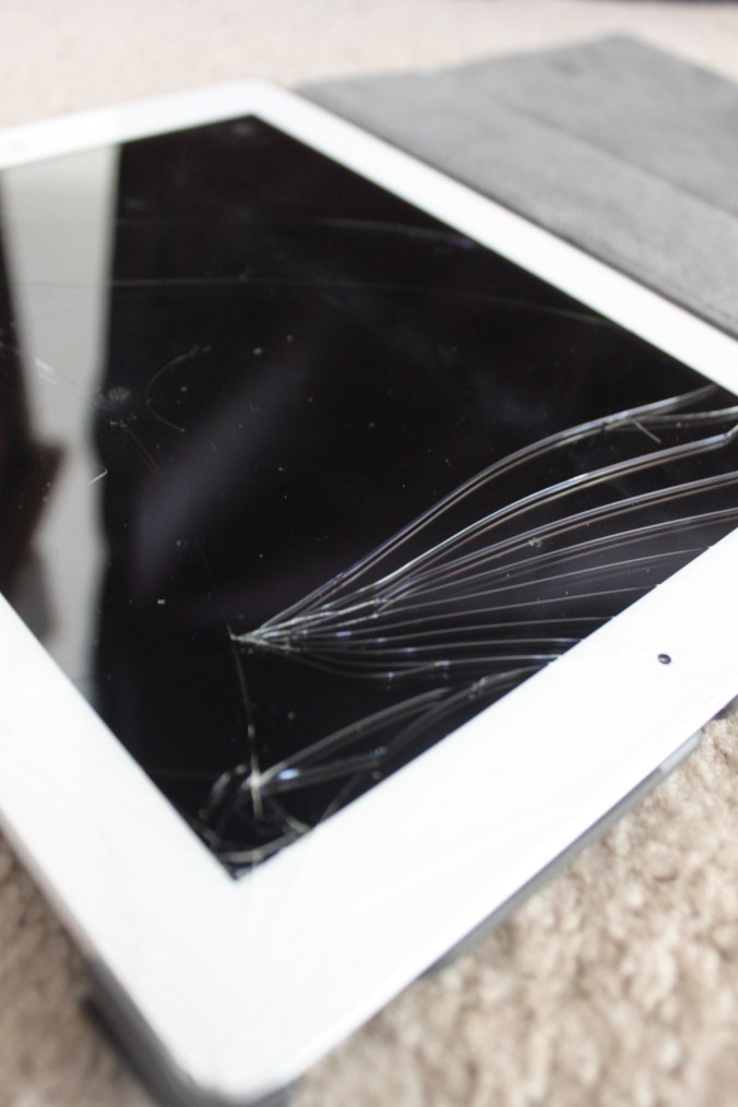 Shattered iPad Screen