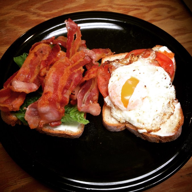 Gluten Free BLT with fried Egg | Small Town Living in Nevada