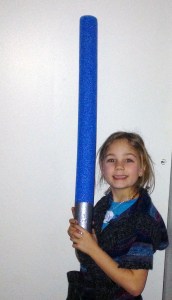 Pool Noodle Lightsaber