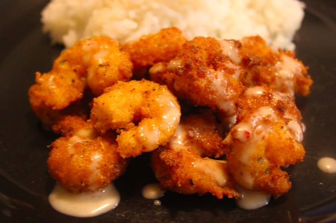 Breaded Shrimp with Sauce