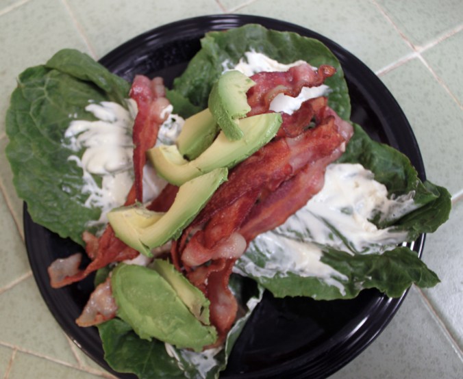 Bacon Avocado Lettuce Wrap