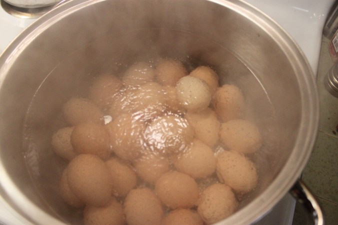 Hard Boiled Fresh Eggs | Small Town Living in Nevada