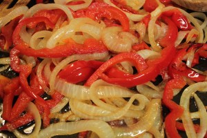 Grilled Onions and Red Bell Peppers | Small Town Living in Nevada
