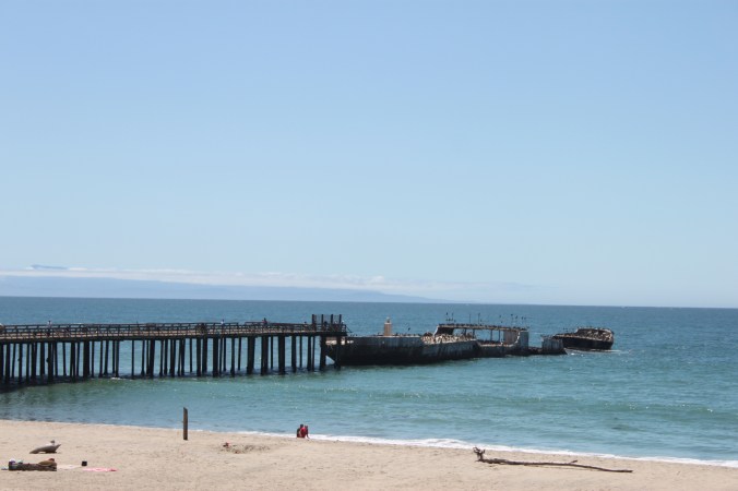 Sea cliff Beach's Cement Boat