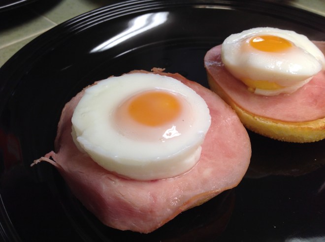 Poached Eggs baked in the oven