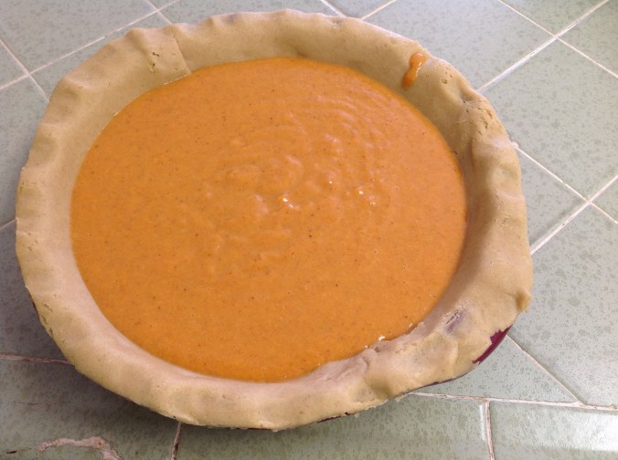 Pumpkin Pie - Uncooked