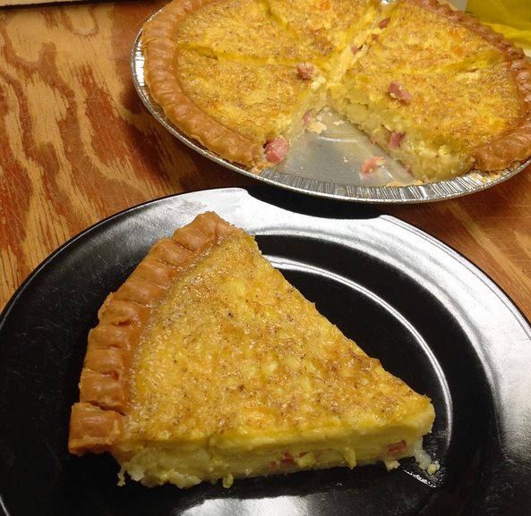 Gluten Free Ham &amp; Swiss Cheese Quiche